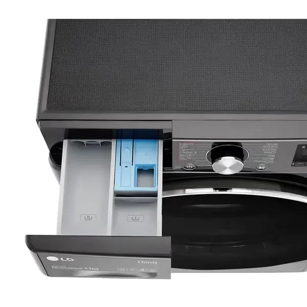 لباسشویی ال جی 11کیلویی R9 رنگ دودی مدل WR9011PBG آر9