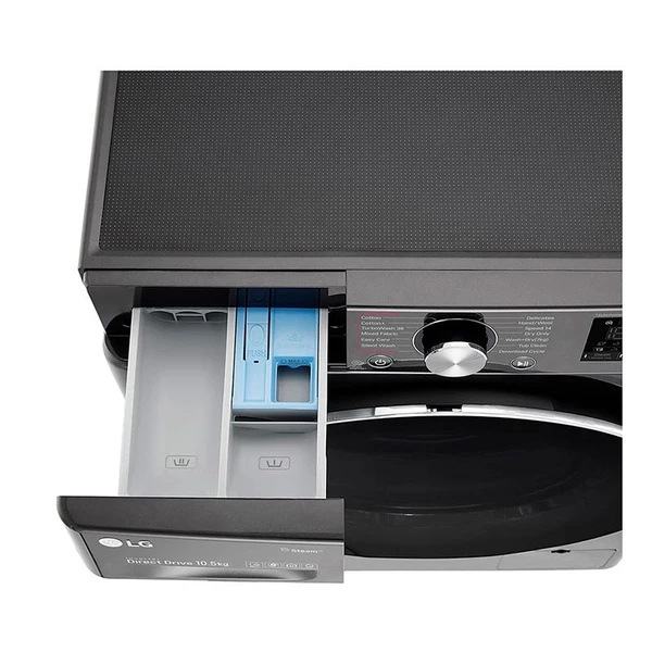 ماشین لباسشویی ال جی 10.5 کیلویی V9 دودی WV9142BRP V9 P