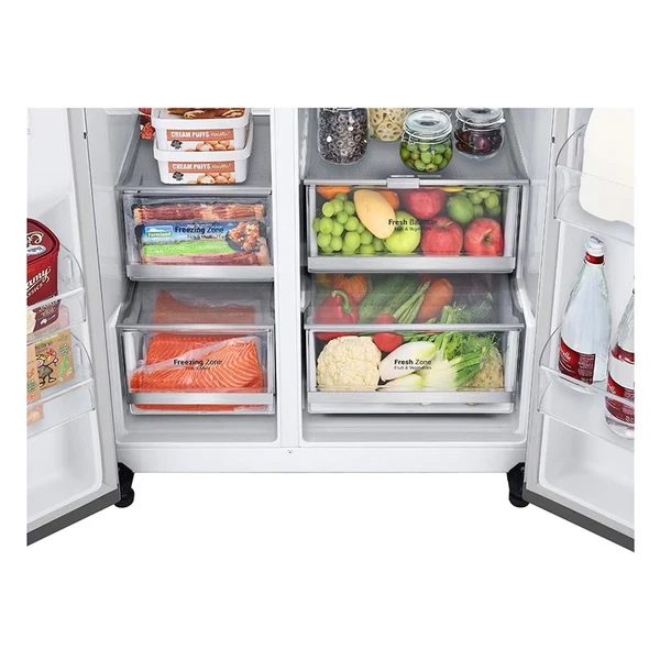یخچال ساید بای ساید ال جی مدل X267 سیلور GC-X267CSHS