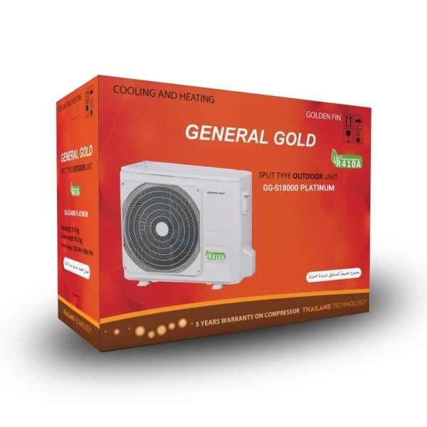 کولرگازی جنرال گلد 18000مدل پلاتینیومGG-MS18000 PLATINIUM