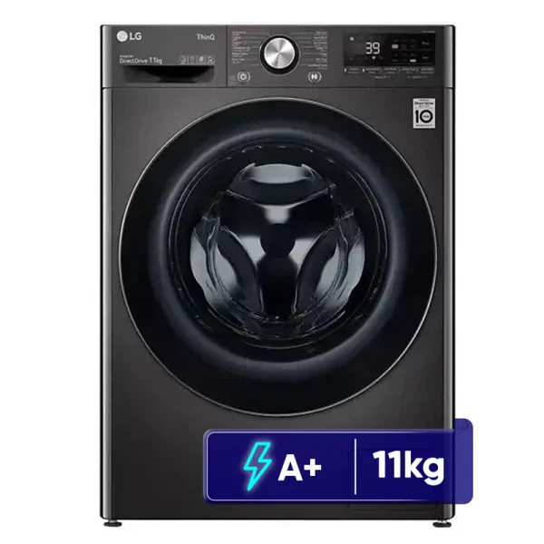 لباسشویی ال جی 11کیلویی R9 رنگ دودی مدل WR9011PBG آر9