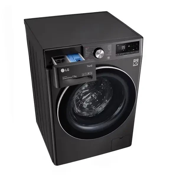 لباسشویی ال جی 11کیلویی R9 رنگ دودی مدل WR9011PBG آر9