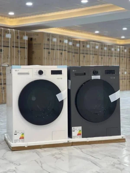 ماشین لباسشویی ال جی مدل WY1409MVP دودی ظرفیت 9 کیلویی
