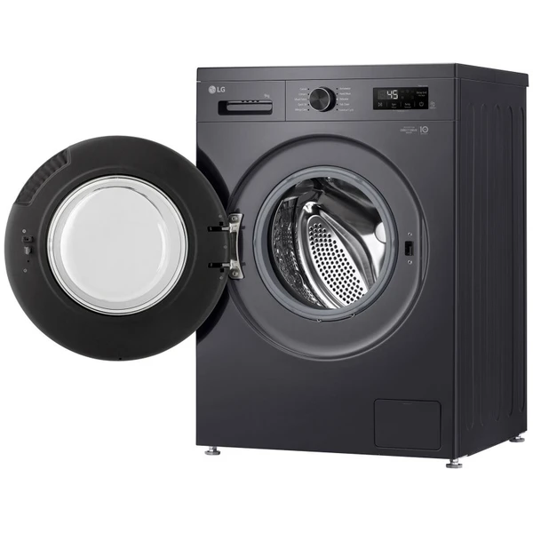 ماشین لباسشویی ال جی مدل WY1409MVP دودی ظرفیت 9 کیلویی